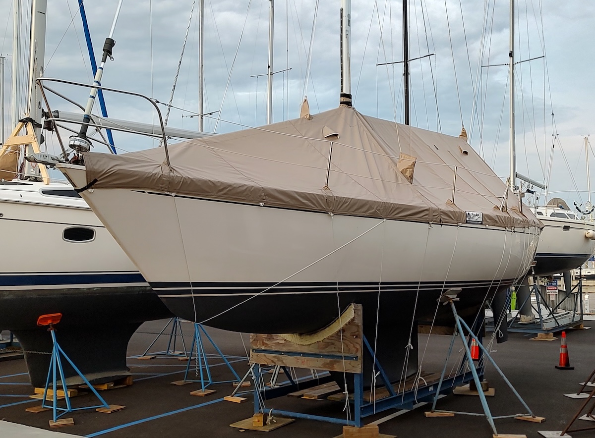 Tartan Sailboat Cover